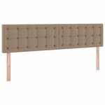 vidaXL Lit avec rangement et matelas Cappuccino 180 x 200 cm