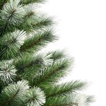 vidaXL Sapin de Noël artificiel à charnières avec neige floquée 180 cm