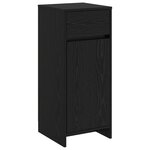 vidaXL Armoire de salle de bain Chêne noir 35 x 36 5 x 85 cm