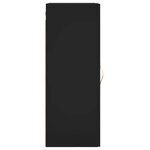 vidaXL Armoire murale noir 34 5x34x90 cm