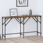 vidaXL Table console Bois ancien 140 x 29 x 75 cm Bois d'ingénierie