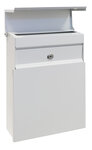 Boîte aux Lettres en Acier  Figure E6701  Serrure Protégée  Blanc