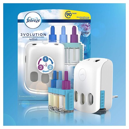 Diffuseur électrique 3Volution kit de démarrage Lenor fraîcheur d'avril FEBREZE