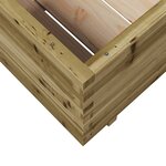 vidaXL Jardinière 80x80x49 5 cm bois de pin imprégné