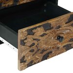 vidaXL Cabinet de chevet avec tiroir Marron 40 x 33 5 x 46 cm