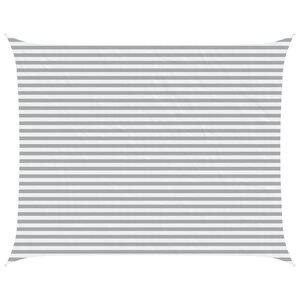 vidaXL Voile d'ombre Gris clair et blanc 5 x 4 m