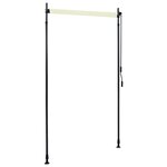 vidaXL Store roulant d'extérieur 120 x 270 cm Crème