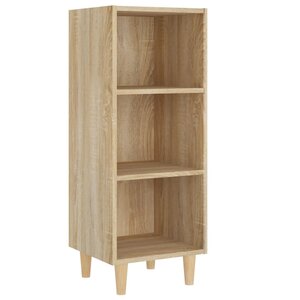 vidaXL Buffet Chêne sonoma 34 5x32 5x90 cm Bois d'ingénierie
