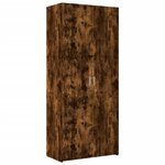vidaXL Buffet haut chêne fumé 80x42 5x249 cm bois d'ingénierie