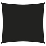 vidaXL Voile de parasol tissu oxford carré 4 5x4 5 m noir
