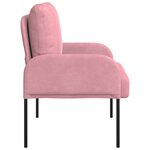 vidaXL Canapés avec coussin 55cm Rose Contreplaqué