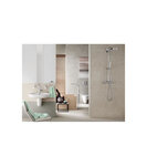 Grohe colonne de douche rainshower 400 27174001 - mitigeur thermostatique - limiteur de température - chrome