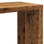 vidaXL Étagères cube murales 4 Pièces vieux bois 30x15x30 cm