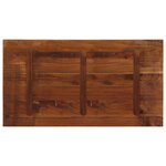 vidaXL Dessus de table 100x60x3 8cm rectangulaire bois massif récupéré