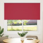 vidaXL Store enrouleur occultant rouge largeur du tissu 161 6 cm