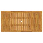 vidaXL Table à manger de jardin 180x90x75 cm bois massif d'acacia