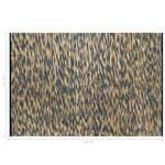 Vidaxl tapis fait à la main jute bleu et naturel 120x180 cm