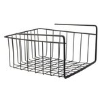 Panier suspendu en métal filaire noir longueur 26cm