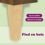 vidaXL Meuble à chaussures Chêne fumé 102x35x55 cm Bois d'ingénierie