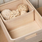 Set de trois panières en bois