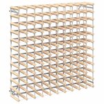 vidaXL Casier à bouteilles 120 bouteilles Pinède solide