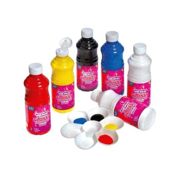 Flacon de 500ml Glossy Color& Co / Assortiment de 6 Flacons assorties LEFRANC BOURGEOIS