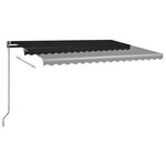 vidaXL Auvent automatique sur pied 400x300 cm Anthracite