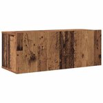 vidaXL Ensemble meuble TV 4 Pièces Bois Ancien Bois d'ingénierie