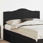 vidaXL Tête de lit Chêne noir 160 cm Bois d'ingénierie