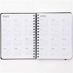 Agenda spécial bullet journal à spirales 96 feuilles - 16 5 x 21 5 cm