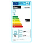 Neff b25cr22n1 four électrique encastrable-air pulsé-71l-pyrolyse-a+-inox