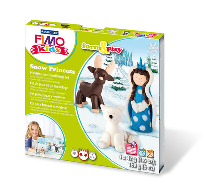 Kit Fimo Kids Princesse Des Neiges  / 8034 18 Ly - Fimo