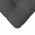 vidaXL Coussins de siège 4 Pièces Gris foncé 45 x 45 cm