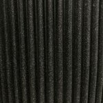 Capi Vase élégant Groove 46x58 cm Noir