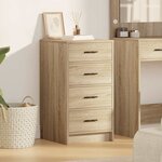 vidaXL Buffet Chêne sonoma 40 x 41 x 75 cm Bois d'ingénierie