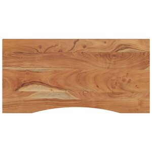 vidaXL Dessus de bureau 120x60x2 5 cm rectangulaire bois massif acacia