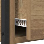 vidaXL Table console avec tiroir Chêne artisanal 100 x 40 x 75 cm