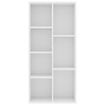 vidaXL Bibliothèque Blanc 50x25x106 cm Bois d'ingénierie