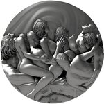 Pièce de monnaie en Argent 2000 Francs g 62.2 (2 oz) Millésime 2026 Seven Deadly Sins LUST (PRÉCOMMANDE)