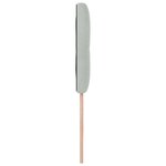 Têtière LED vidaXL capitonnée gris clair 80 cm en velours