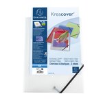 Chemise à élastiques 3 rabats polypropylène translucide Krea Cover - A4 - Incolore EXACOMPTA