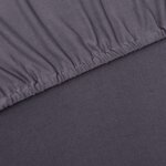 vidaXL Housse extensible de canapé Anthracite Jersey de polyester