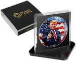 Pièce de monnaie en Argent 1 Dollar g 31.1 (1 oz) Millésime 2024 AmericArt DONALD TRUMP