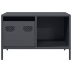 vidaXL Table basse anthracite 68 5x50x43 5 cm acier laminé à froid