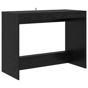 vidaXL Bureau de lit Chêne noir Bois d'ingénierie 100 x 45 x 75 cm