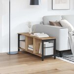 vidaXL Étagère Chêne artisanal 102 x 32 x 40 5 cm Bois d'ingénierie