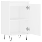 vidaXL Buffets 2 Pièces blanc 40x35x70 cm bois d’ingénierie
