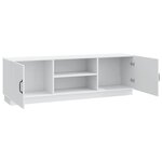 vidaXL Meuble TV Blanc 150 x 31 x 47 cm Bois d'ingénierie