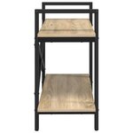 vidaXL Étagère Chêne Sonoma 100 x 33 5 x 64 cm Bois d'ingénierie