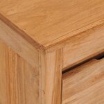 vidaXL Meuble TV 100x30x35 cm bois de teck massif